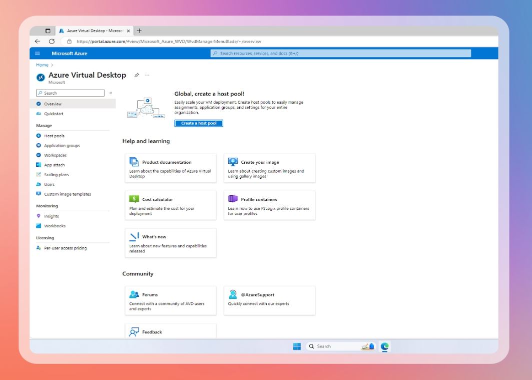 Azure Virtual Desktop